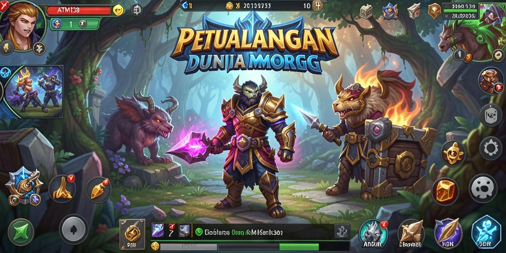 Tampilan gameplay ATM138 yang menegangkan dan epik.