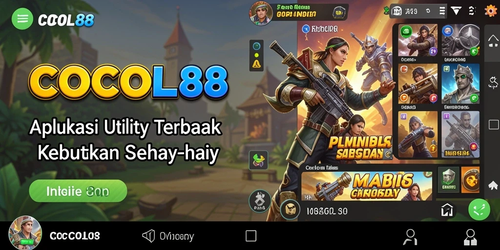 Screenshot utama COCOL88 menampilkan antarmuka aplikasi Utility yang intuitif.