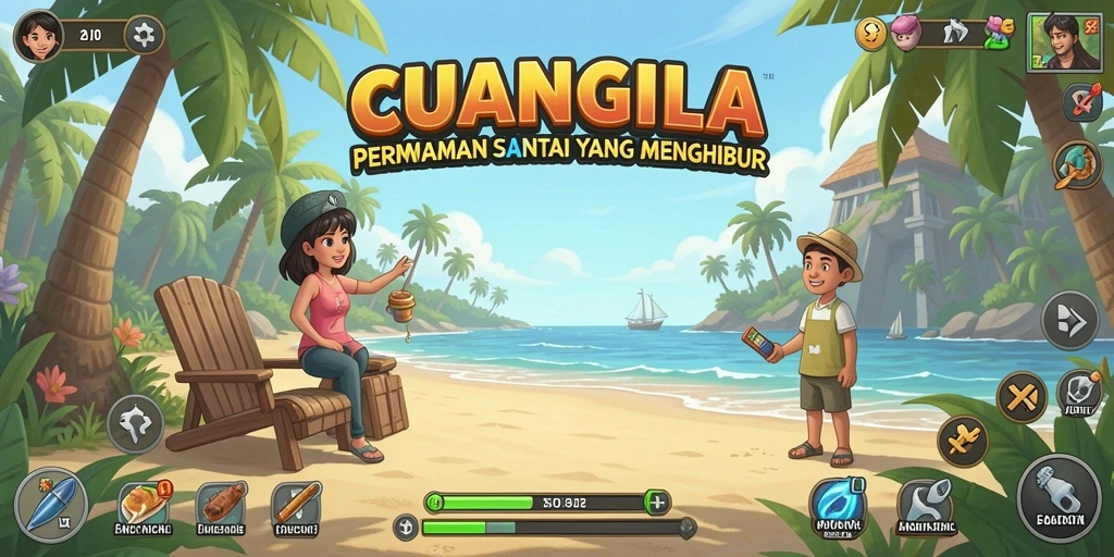 Tangkapan layar utama menampilkan gameplay <strong>CUANGILA</strong> yang menghibur.