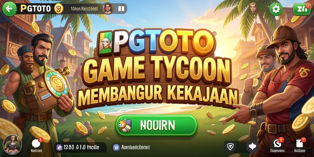 Tampilan gameplay PGTOTO dengan elemen Tycoon yang menarik.