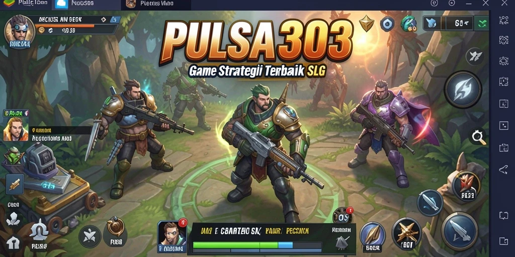 Tampilan gameplay PULSA303 yang menakjubkan dan strategis.