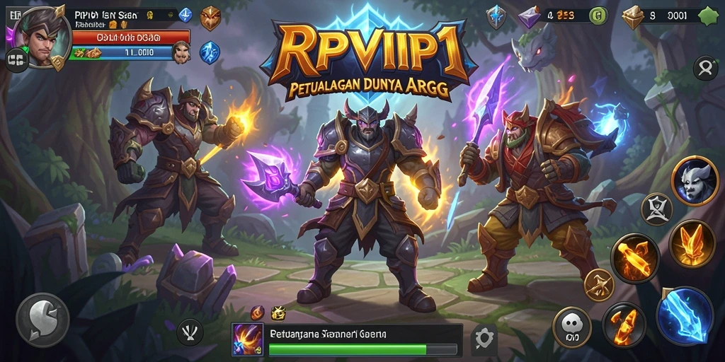 Gameplay RPVIP1 penuh aksi dan petualangan seru.
